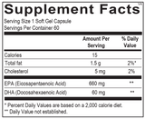Ortho-Molecular Omega 60 Capsules