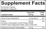 Ortho-Molecular Reacted Calcium