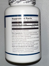 ALA 300mg (Alpha Lipoic Acid)
