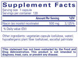 Pure Niacitol® (no-flush niacin) 500 mg 120's