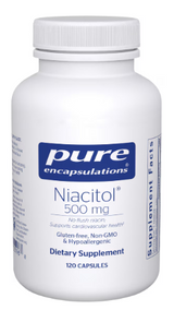 Pure Niacitol® (no-flush niacin) 500 mg 120's